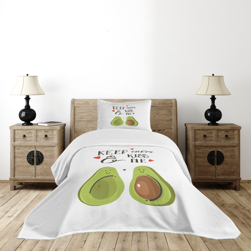 Avocado Lovers Bedspread Set