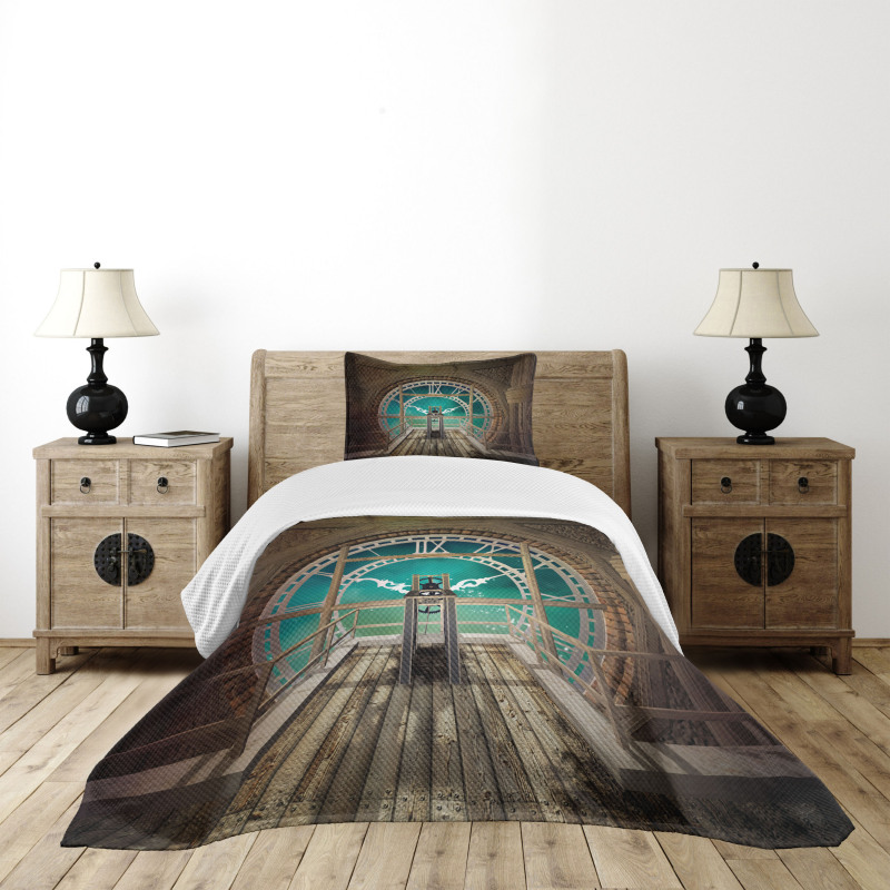 Fantasy Clock Tower Bedspread Set