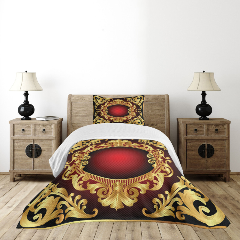 Frame Baroque Bedspread Set