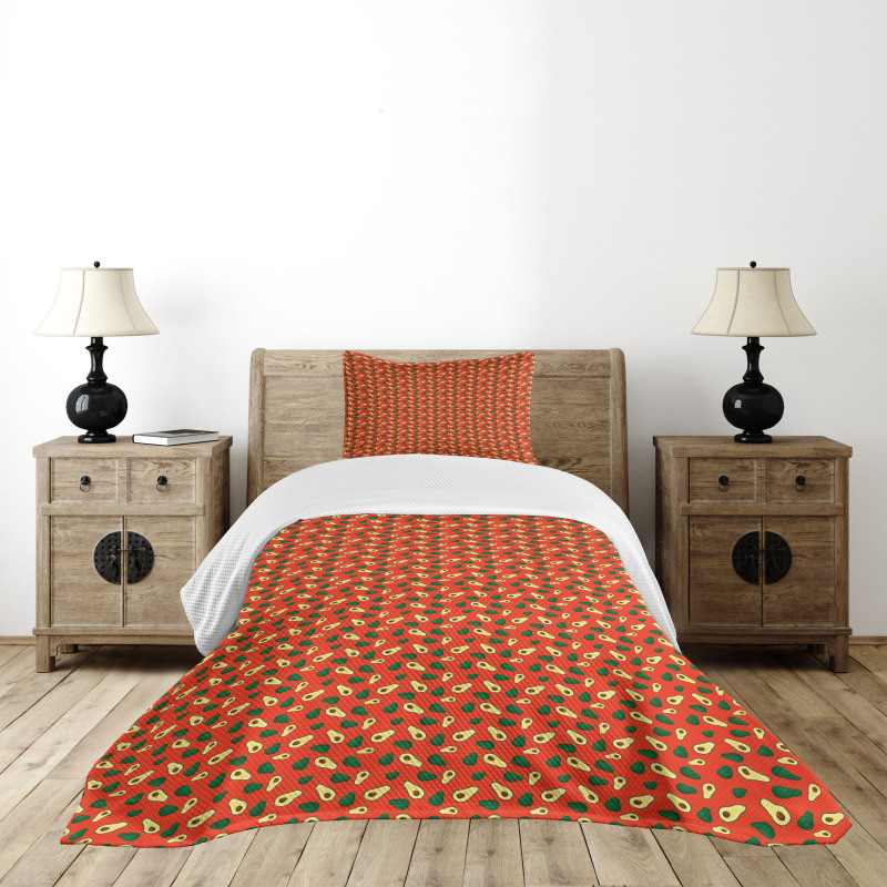 Half Piece Pattern Bedspread Set