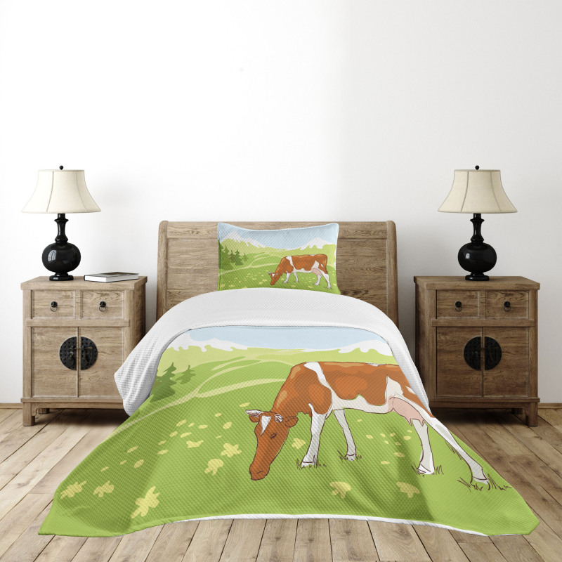 Alpine Meadow Nature Bedspread Set