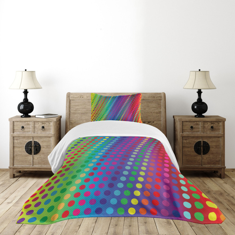 Gradient Shaded Backdrop Bedspread Set