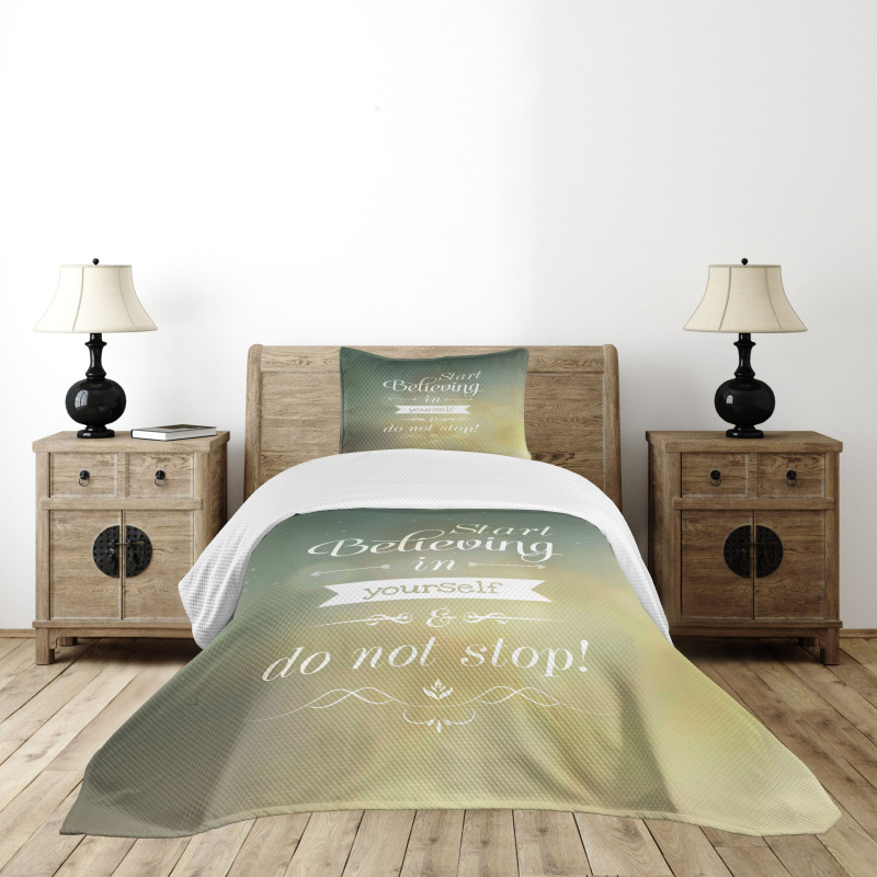 Believe in Yourself Bedspread Set