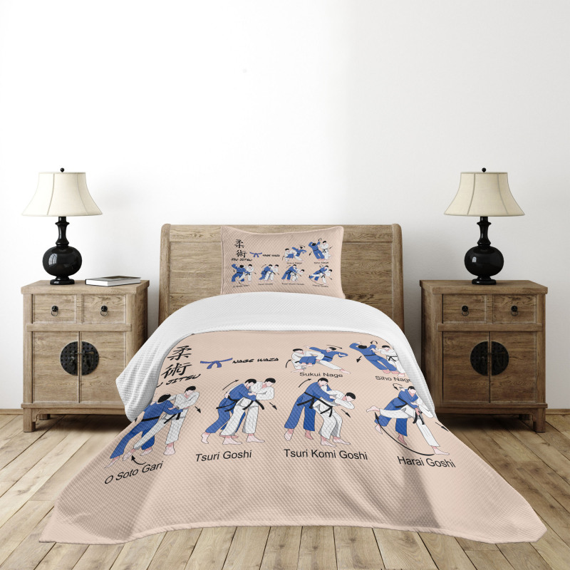 Defense Techniques Bedspread Set