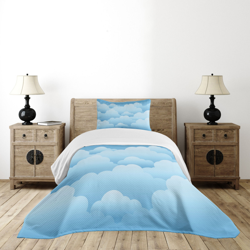 Lamellar Look of Cumulus Bedspread Set