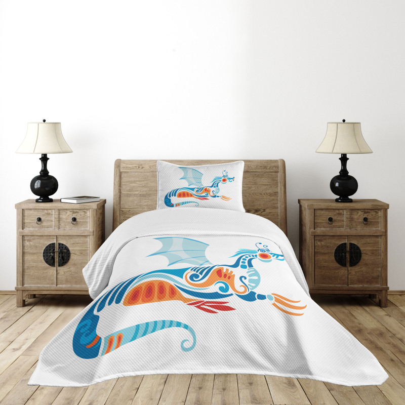 Mythologic Dragon Bedspread Set