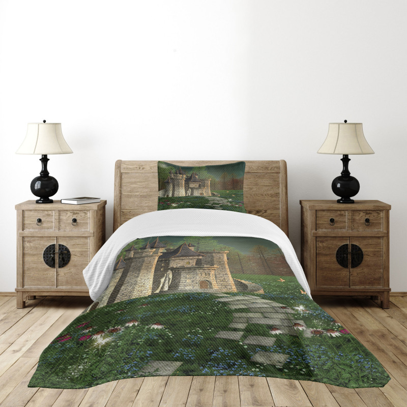 Fairy Castle Design Bedspread Set