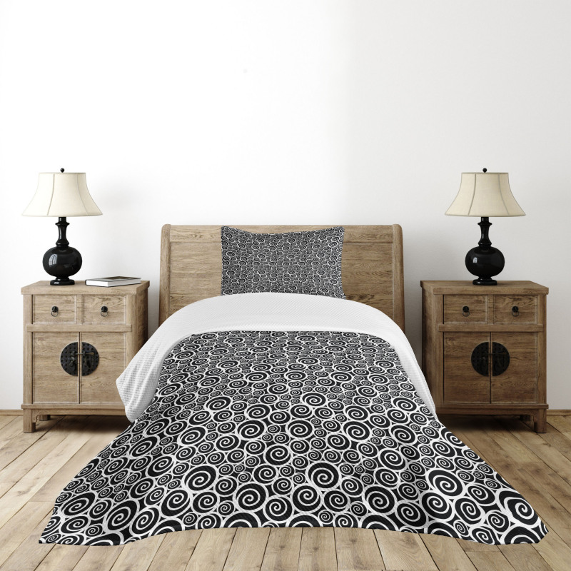 Spiral Pattern Bedspread Set