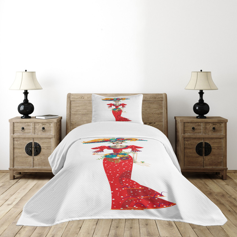 la Calavera Catrina Bedspread Set