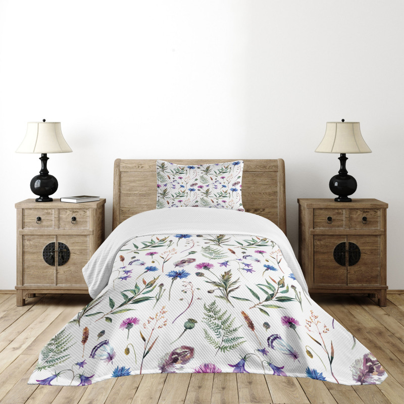 Wildflowers in Spring Bedspread Set