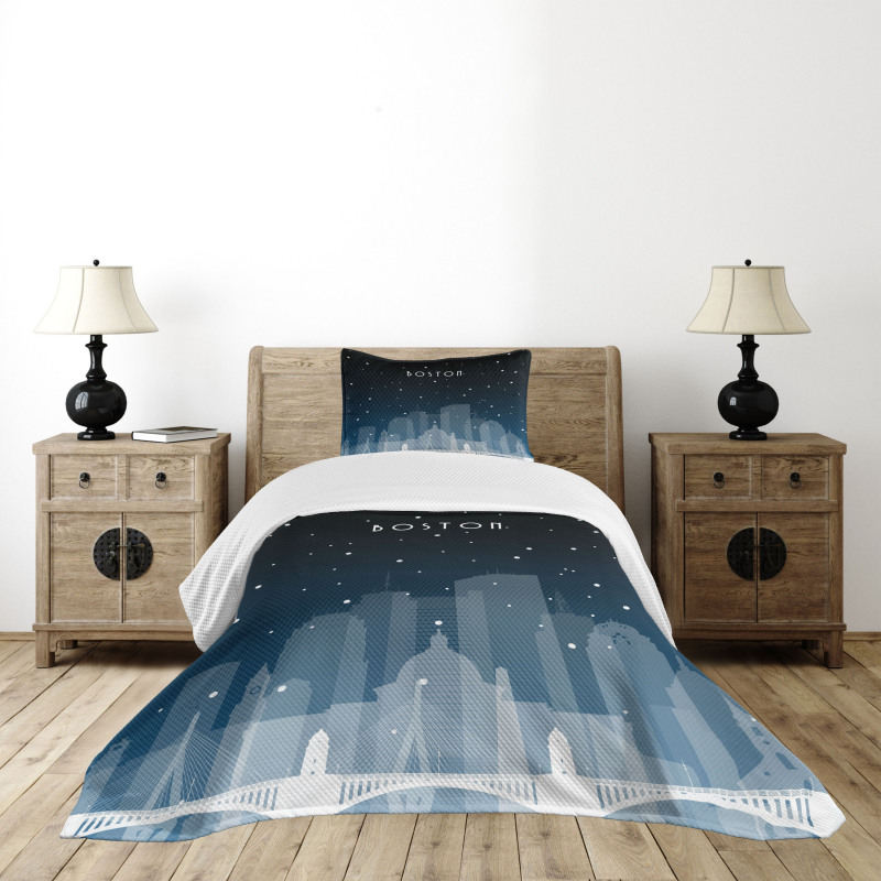 Nocturnal City Concept Bedspread Set