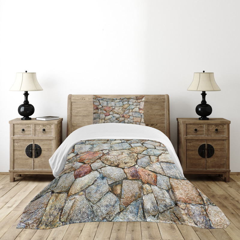 Rustic Natural Wall Bedspread Set