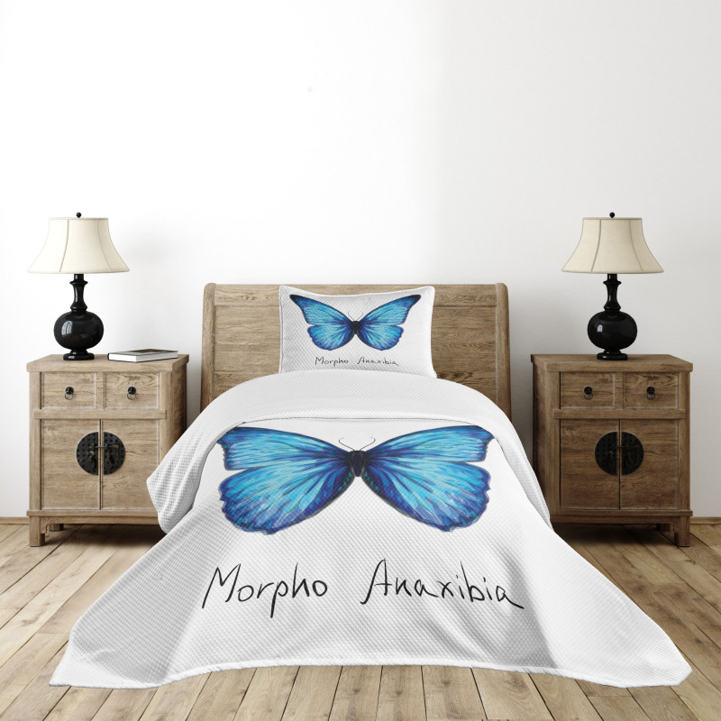 Abstract Butterfly Bedspread Set