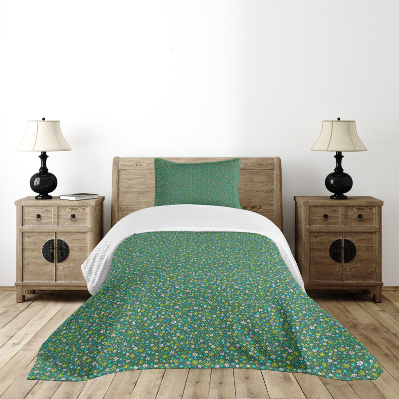 Colorful Spring Daisy Bedspread Set