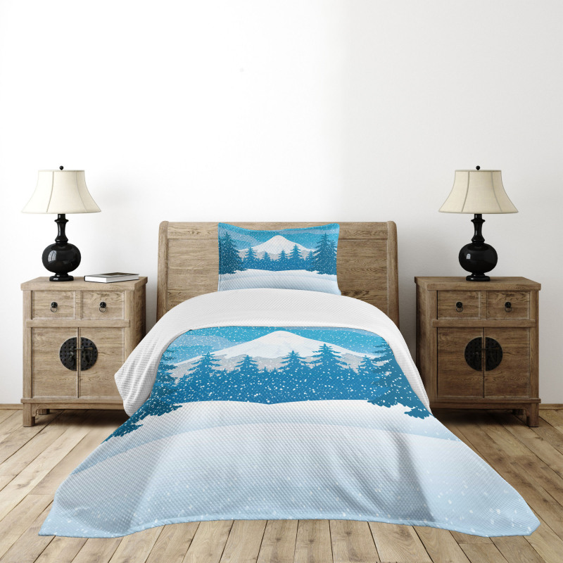 Mountain Forest Bedspread Set