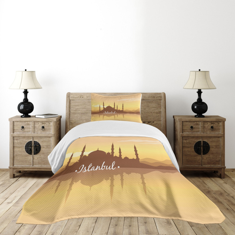 Panorama Sunset View Bedspread Set