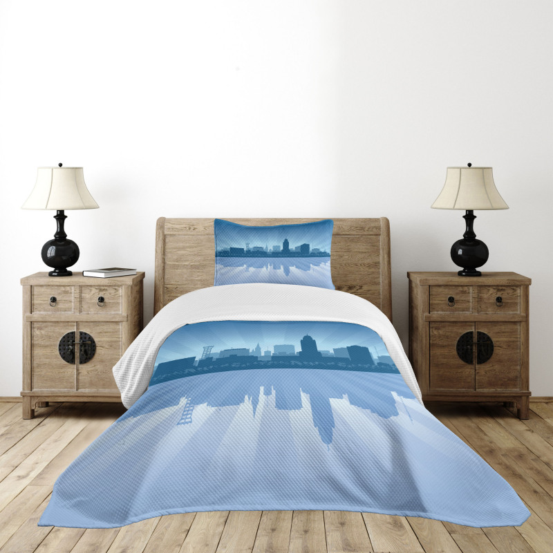 Lincoln City Skyline Bedspread Set