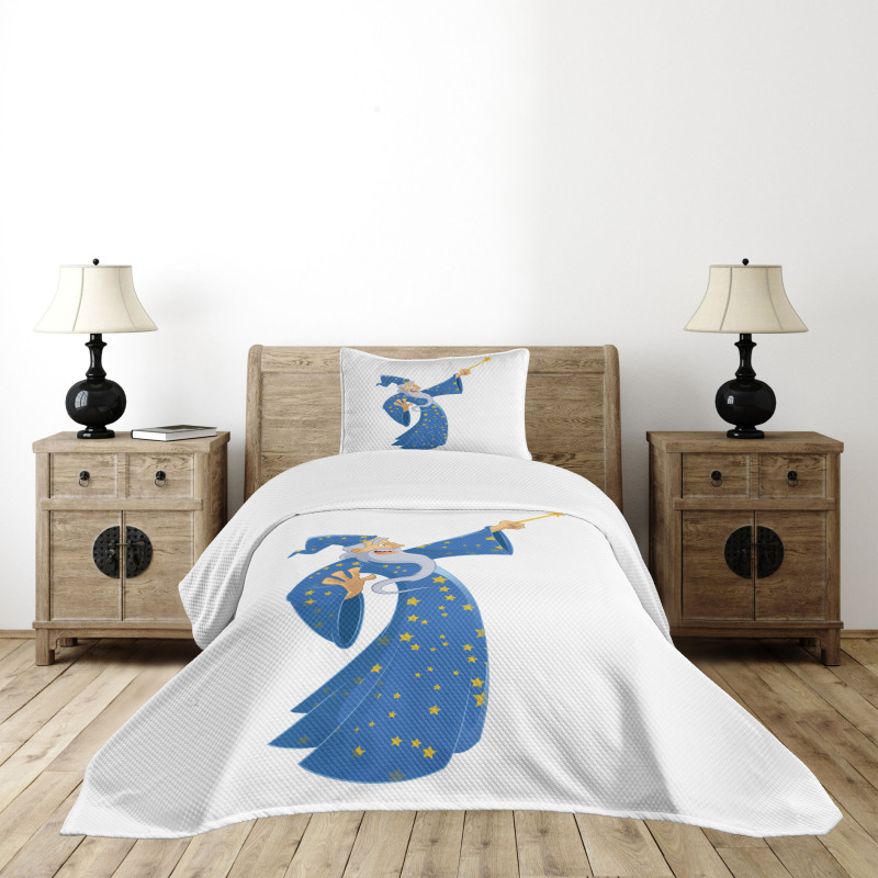 Old Man Abracadabra Bedspread Set