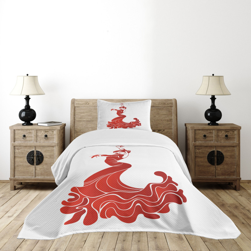 European Folklore Ethnic Bedspread Set