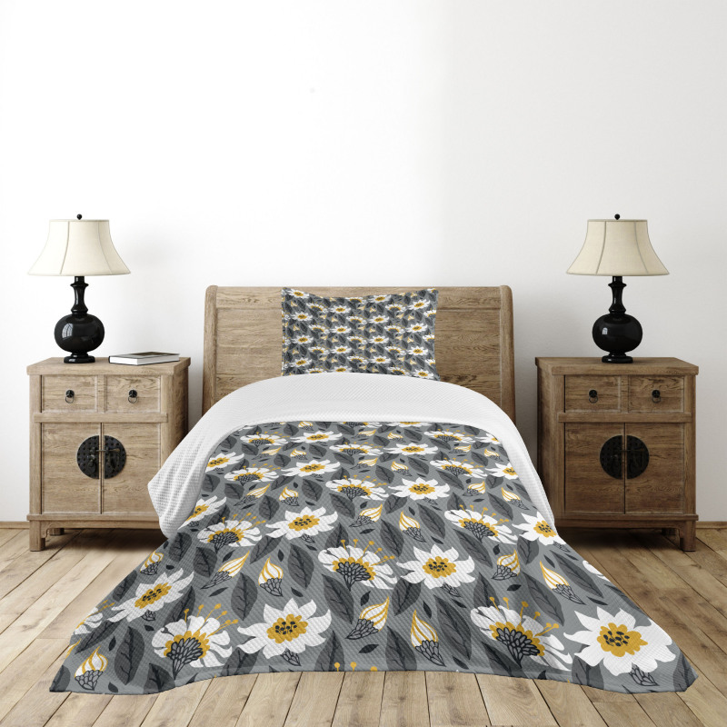 Daisy Petals Bedspread Set