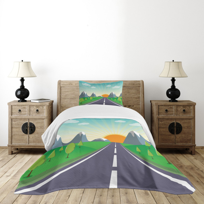 Road Trip Forest Bedspread Set