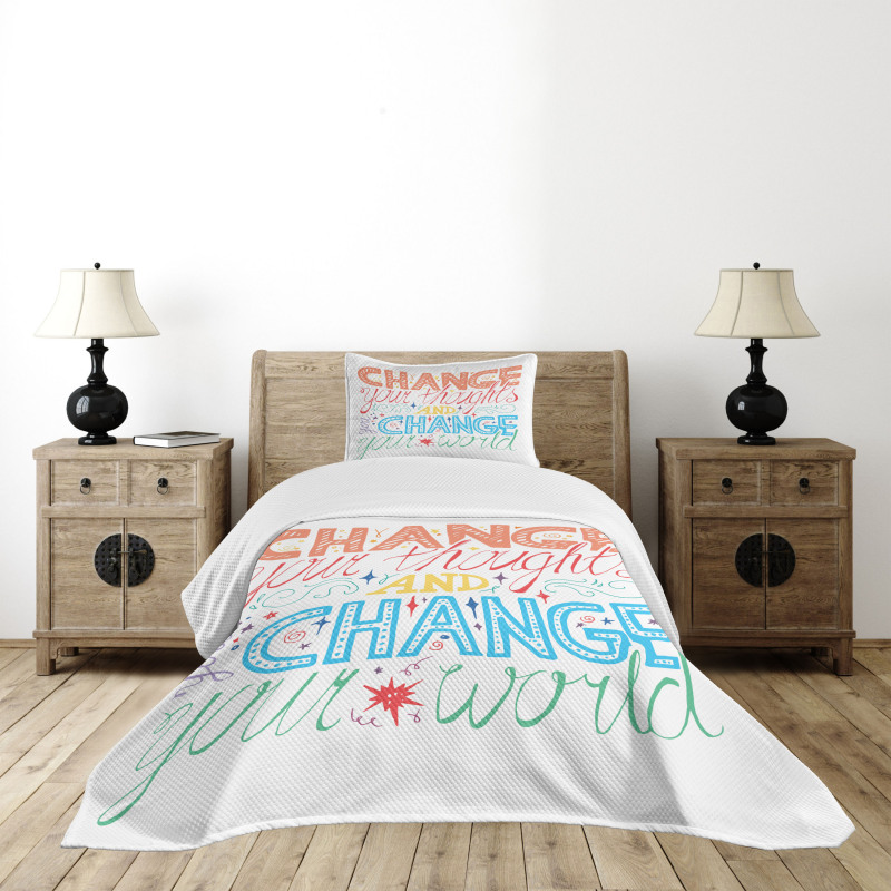 Inspirational Resilience Bedspread Set