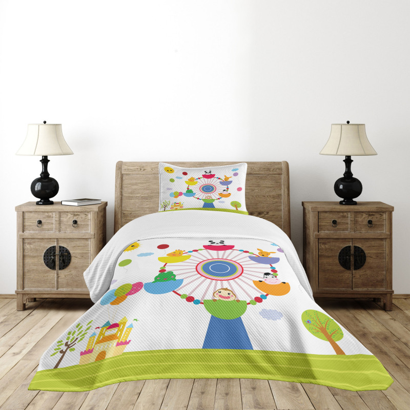 Nursery Animals Bedspread Set