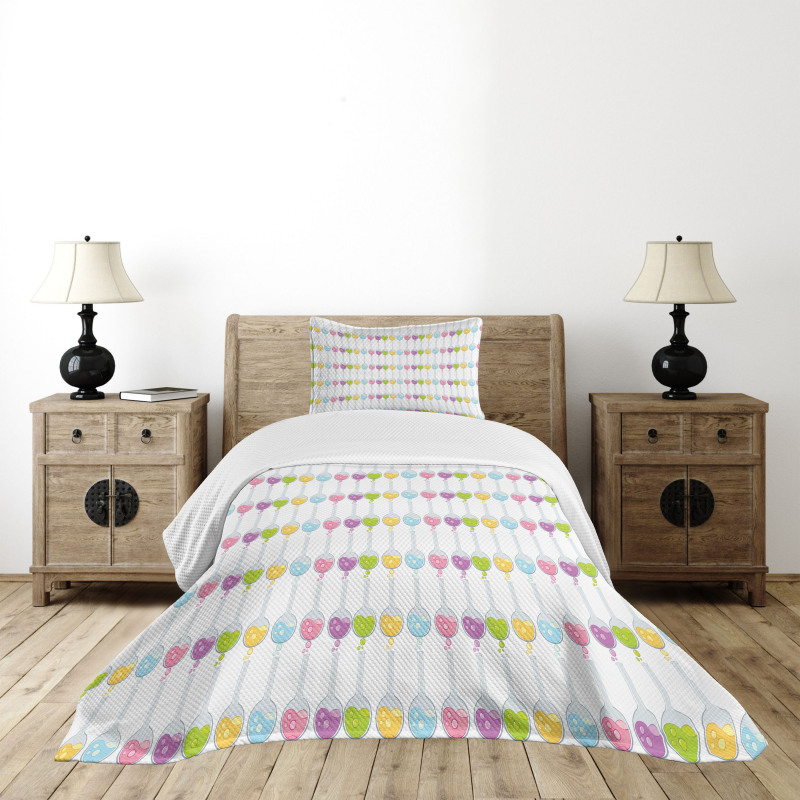 Apparatus Colorful Solution Bedspread Set