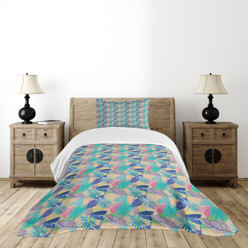 Exotic Hawaii Summer Flora Bedspread Set