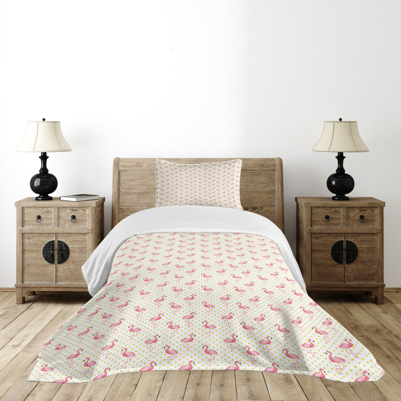 Exotic Indigenous Birds Bedspread Set