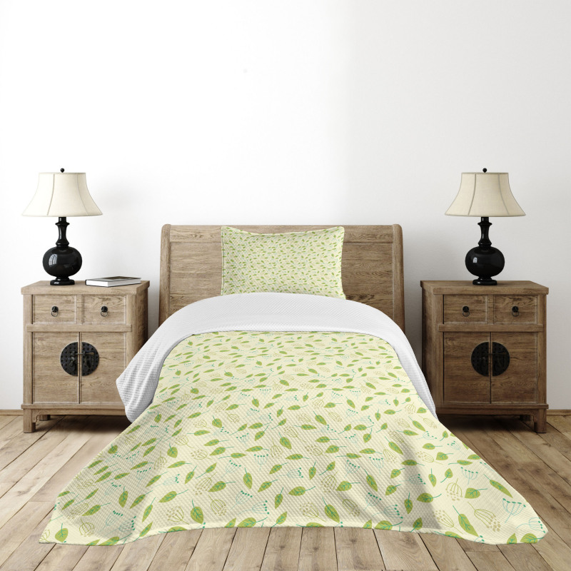 Ornamental Nature Botanical Bedspread Set