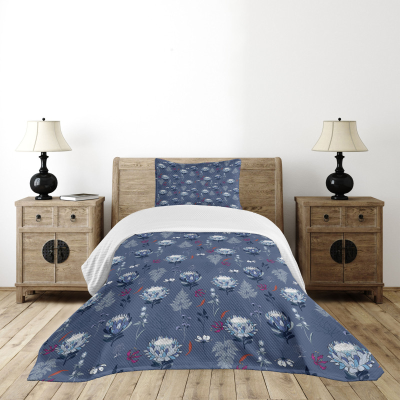 Botanical Flourishing Blooms Bedspread Set