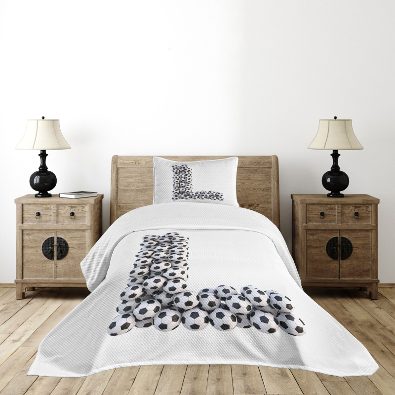 Football Theme Bedspread Set