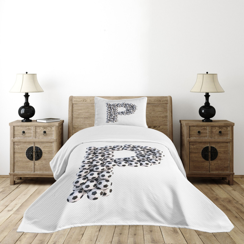 Football Illustration Bedspread Set