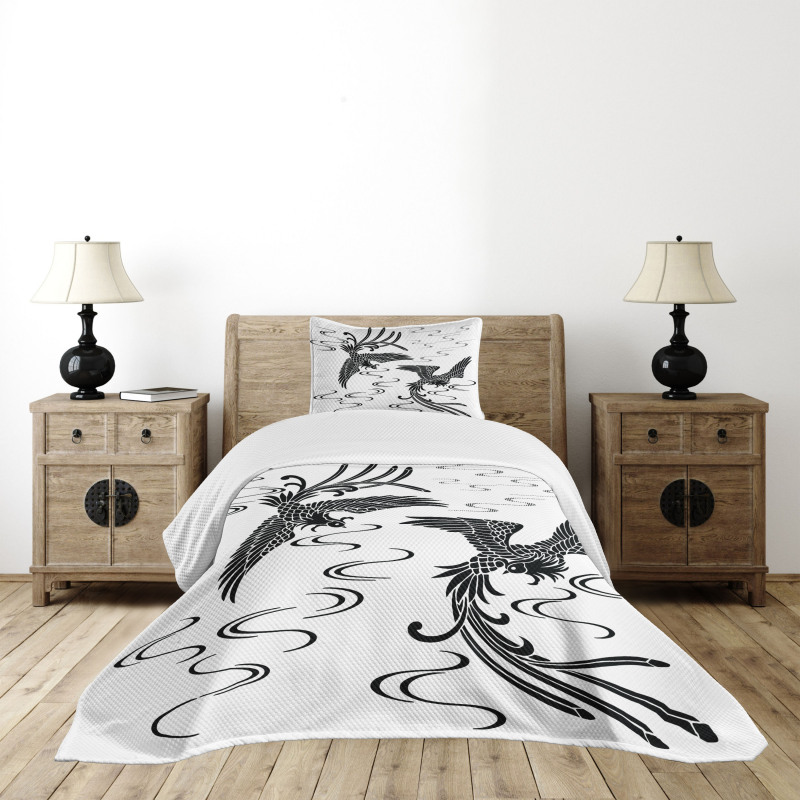 Egyptian Oriental Birds Bedspread Set