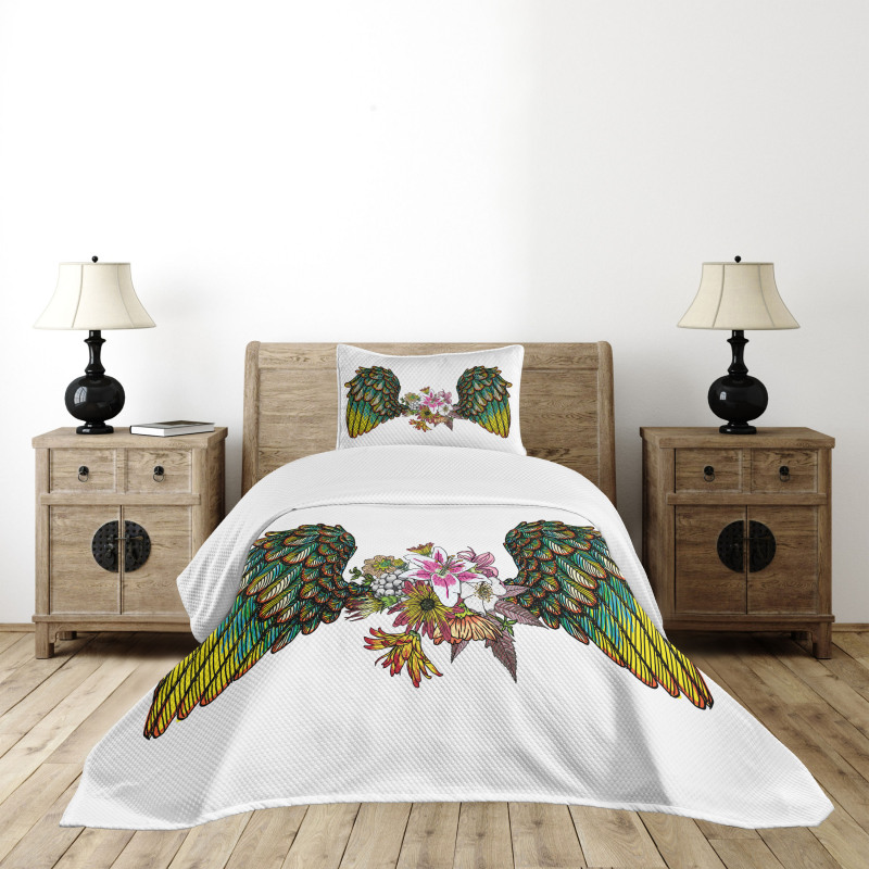 Bohemian Flower Bedspread Set