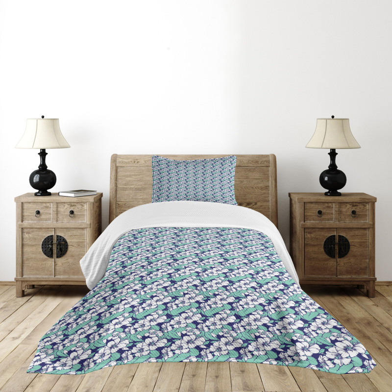 Farmland Theme Botanical Bedspread Set