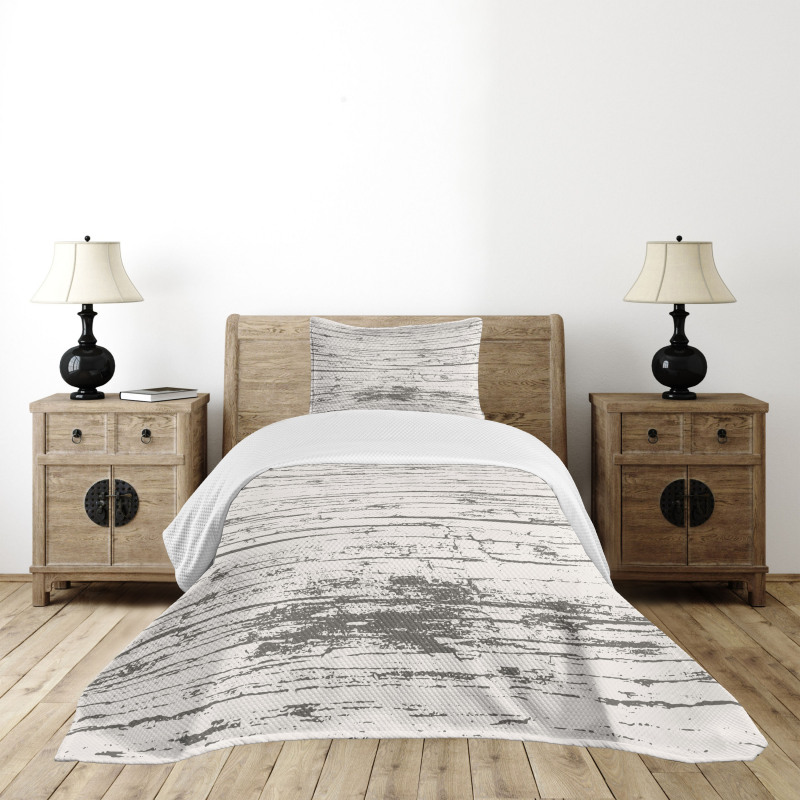 Abstract Grunge Stains Art Bedspread Set