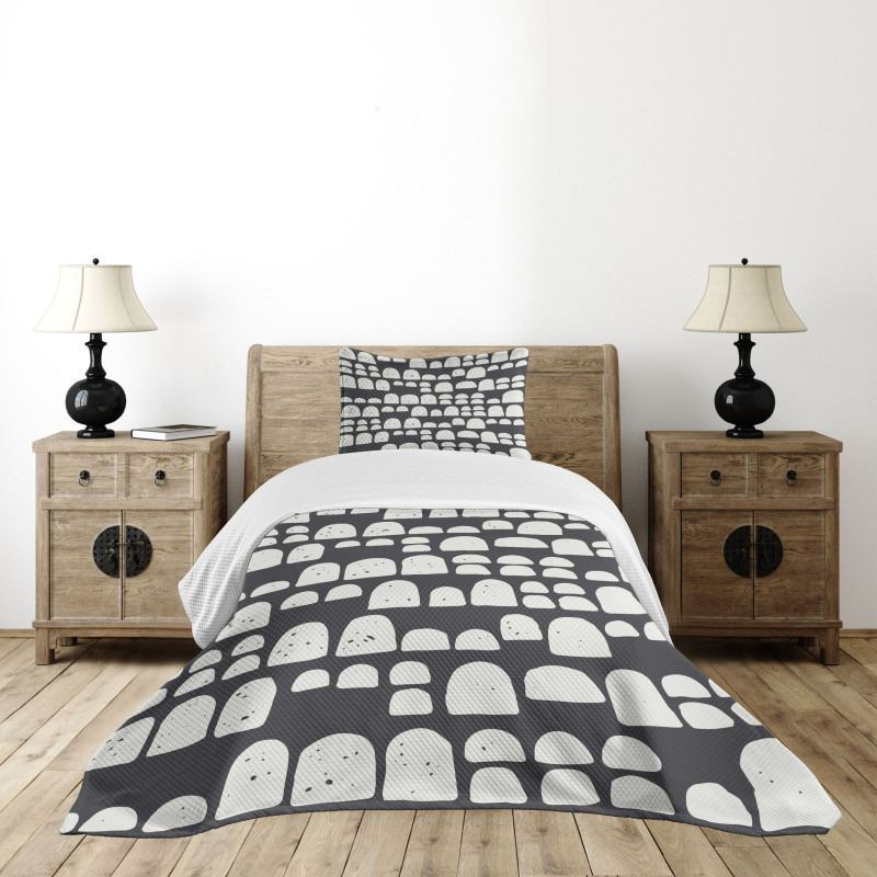 Abstract Primitive Motifs Bedspread Set