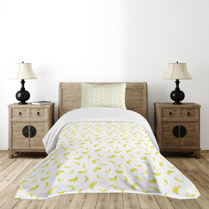 Tropical Fruit Exotic Food Bedspread Set