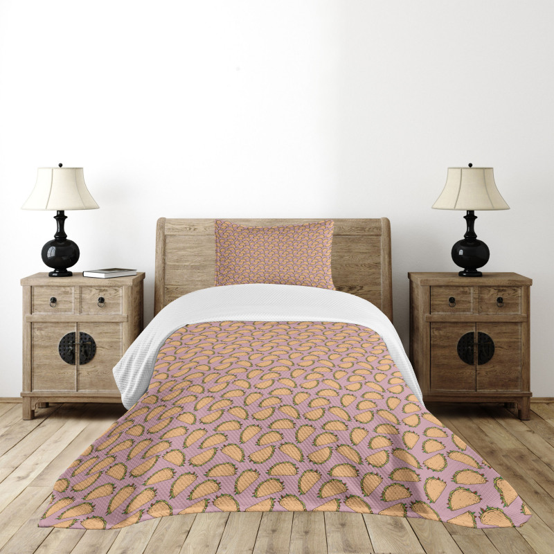 Fiesta Time Cuisine Bedspread Set