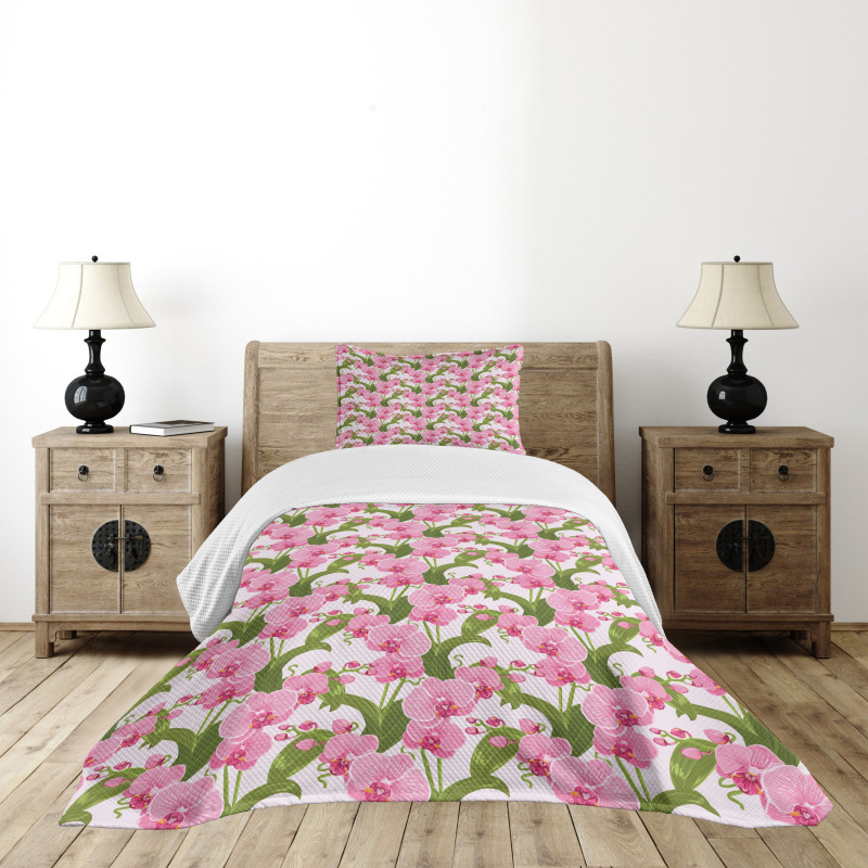 Wild Floral Spring Feminine Bedspread Set