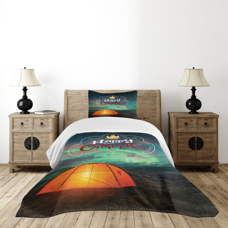 Aurora Borealis Tent Bedspread Set