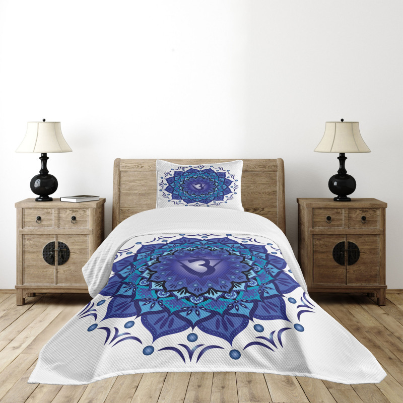 Lotus Ajna Chakra Yoga Bedspread Set