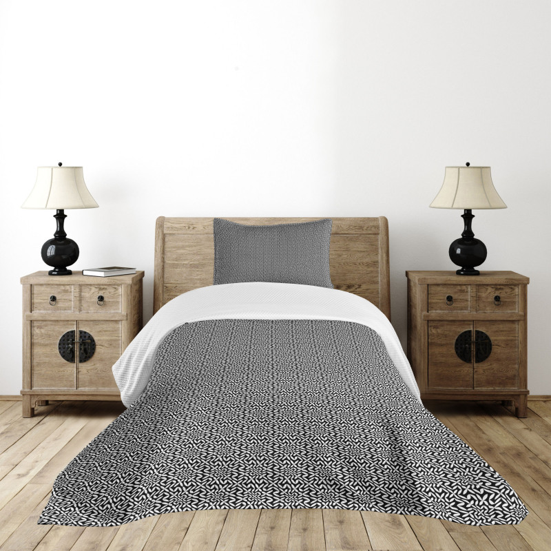 Abstract Hipster Pattern Bedspread Set