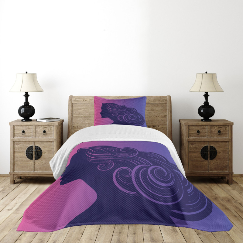 Gradient Background Bedspread Set