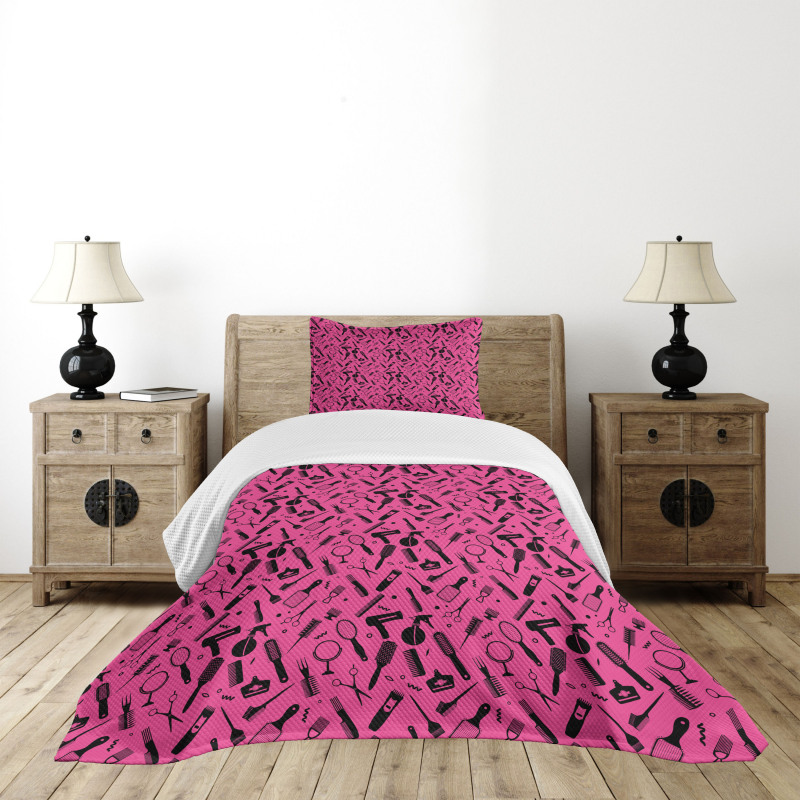 Vented Brush and Combs Bedspread Set