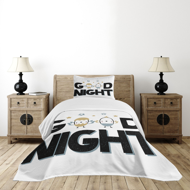 Night and Nesting Eggs Bedspread Set