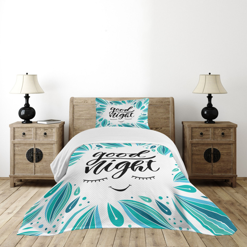 Doodled Night Wishes Bedspread Set