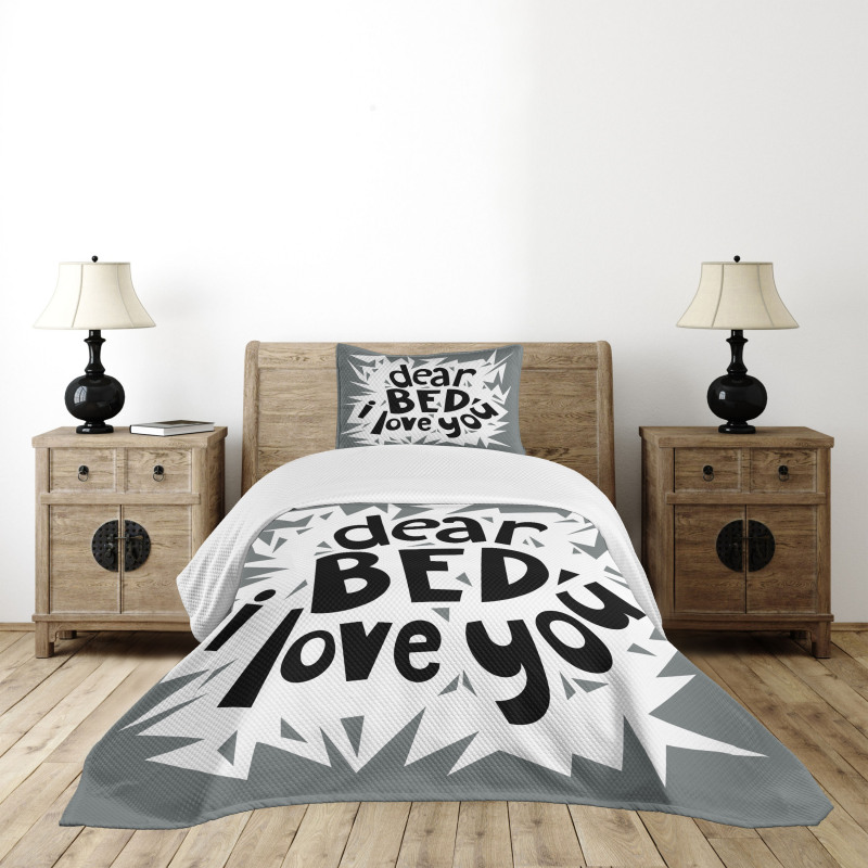 World Sleep Day Concept Bedspread Set